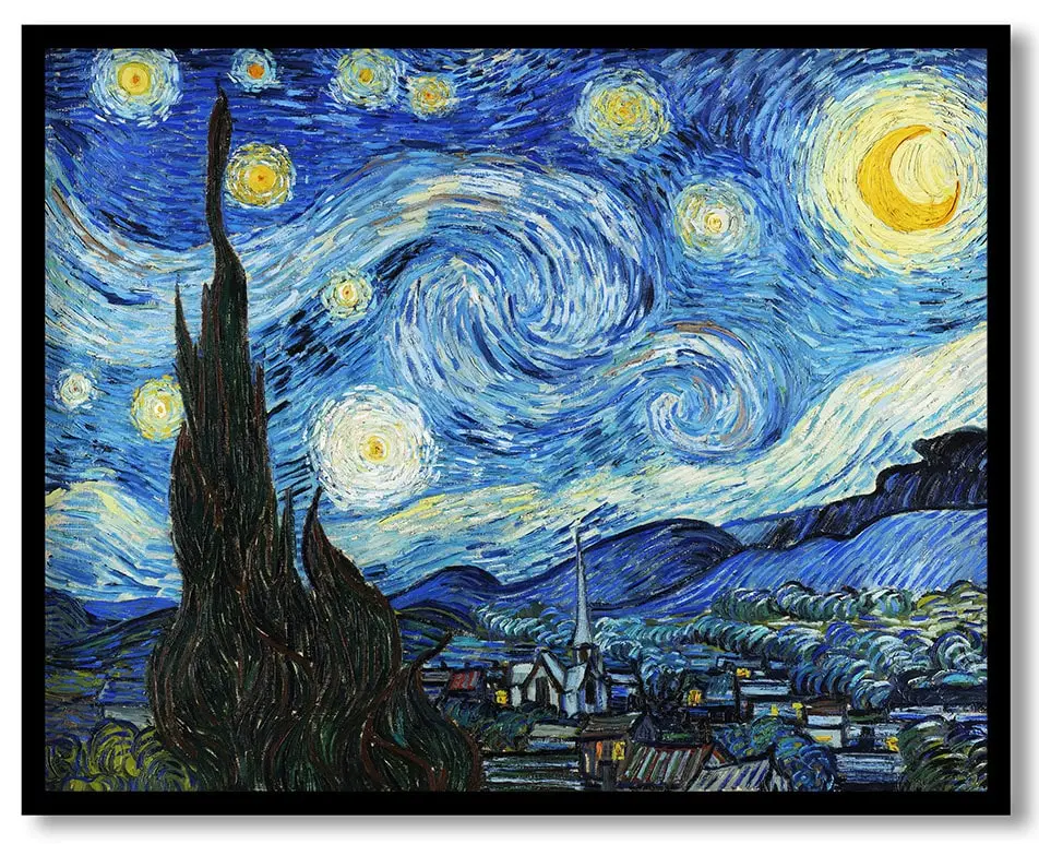 art, collectible, Van Gogh Starry night